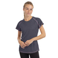 Grau - Side - Trespass Damen Sport-T-Shirt Viktoria