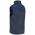 Marineblau meliert - Side - Trespass Herren Fleece-Weste Leafminer