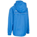 Blau - Side - Trespass Kinder Regenjacke Qikpac X