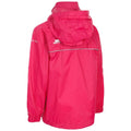 Cassis-Rot - Side - Trespass Kinder Regenjacke Qikpac X