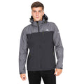 Dunkelgrau meliert - Side - Trespass Herren Softshelljacke Abbott