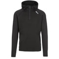 Schwarz - Front - Trespass - "Active Top Robins" Fleece-Oberteil mit Kapuze für Herren