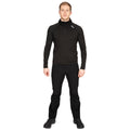 Schwarz - Side - Trespass - "Active Top Robins" Fleece-Oberteil mit Kapuze für Herren