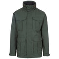 Olive - Front - Trespass Herren Jacke, wasserfest Rainthan