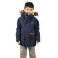 Marineblau - Side - Trespass - "Upbeat" Parka für Kinder