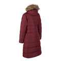 dunkele Kirsche - Back - Trespass - Audrey Steppjacke für Damen