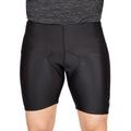 Schwarz - Front - Trespass - "Decypher II" Radlershorts für Herren