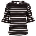 Schwarz-Weiß - Front - Trespass - "Hokku" T-Shirt für Damen
