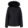 Schwarz - Front - Trespass - "Translate" Steppjacke für Damen