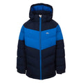 Marineblau - Front - Trespass - "Aldery" Steppjacke für Kinder