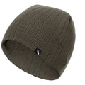 Efeu - Front - Trespass Herren Stagger Beanie - Strickmütze