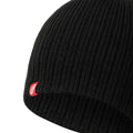 Schwarz - Side - Trespass Herren Stagger Beanie - Strickmütze