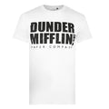Weiß-Schwarz - Front - The Office - "Dunder Mifflin" T-Shirt für Herren