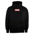 Schwarz - Front - Marvel - Kapuzenpullover für Herren