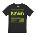 Schwarz - Front - NASA - "Mono Kennedy" T-Shirt für Jungen