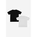 Schwarz-Weiß - Back - Marvel - T-Shirt für Jungen (2er-Pack)
