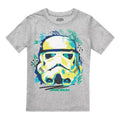 Grau - Front - Star Wars - T-Shirt für Jungen