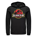 Schwarz - Front - Jurassic Park - "Classic" Kapuzenpullover für Herren