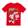 Rot - Front - Paw Patrol - "Pup Fired Up" T-Shirt für Jungen