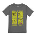 Holzkohle - Front - Shrek - "Moods Of Shrek" T-Shirt für Jungen