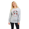 Grau meliert - Lifestyle - Disney - "Love Never Goes Out Of Style" Sweatshirt Rundhalsausschnitt für Damen