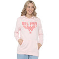 Blassrosa - Side - Wonder Woman - "Girl Power" Kapuzenpullover für Damen