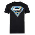 Schwarz - Front - Superman - T-Shirt Logo für Herren