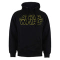 Schwarz - Front - Star Wars - Kapuzenpullover für Herren