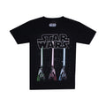 Schwarz - Front - Star Wars - T-Shirt für Jungen