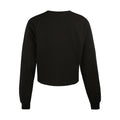 Schwarz - Back - AC-DC - "Tour" Sweatshirt kurz geschnitten für Damen