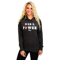 Hellgrau - Side - Disney - "Girl Power" Kapuzenpullover für Damen