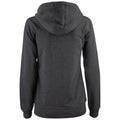 Anthrazit meliert - Back - Clique - "Premium" Hoodie mit durchgehendem Reißverschluss für Damen