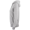 Grau meliert - Lifestyle - Clique - "Premium" Hoodie mit durchgehendem Reißverschluss für Damen