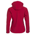 Rot - Back - Clique - "Milford" Softshelljacke für Damen