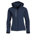 Dunkel-Marineblau - Front - Clique - "Milford" Softshelljacke für Damen