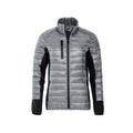 Grau - Front - Clique - "Lemont" Steppjacke für Damen