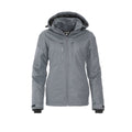 Grau - Front - Clique - "Kingslake" Jacke, wasserfest für Damen