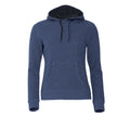 Blau - Front - Clique - "Classic" Kapuzenpullover für Damen