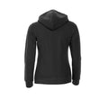 Schwarz - Back - Clique - "Classic" Kapuzenpullover für Damen