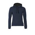 Dunkel-Marineblau - Front - Clique - "Classic" Kapuzenpullover für Damen