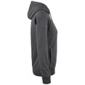 Anthrazit meliert - Side - Clique - "Premium" Kapuzenpullover für Damen