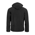 Schwarz - Back - Clique - "Milford" Softshelljacke für Herren