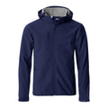 Dunkel-Marineblau - Front - Clique - Softshelljacke für Herren