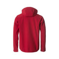 Rot - Back - Clique - Softshelljacke für Herren