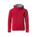 Rot - Front - Clique - Softshelljacke für Herren