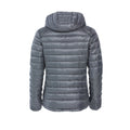 Grau - Back - Clique - "Hudson" Steppjacke für Damen