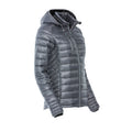 Grau - Side - Clique - "Hudson" Steppjacke für Damen