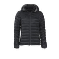 Schwarz - Front - Clique - "Hudson" Steppjacke für Damen