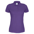 Violett - Front - Cottover - "Pique Lady" T-Shirt für Damen