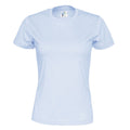 Himmelblau - Front - Cottover - T-Shirt für Damen